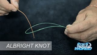 Easy Fishing Knots  How to tie an Albright Knot [upl. by Echo]