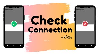 Flutter Check Internet Connection  Flutter Packages [upl. by Ephraim]