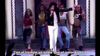 Michael Jackson  You rock my world Live HD Subtitulado español [upl. by Ijat]