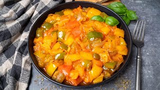 Peperonata Italian Sauteed Peppers and Onions [upl. by Notreve888]