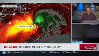 The Weather Channel Historic December Tornado Outbreak Includes Tornado Emergencies 121021 [upl. by Haveman186]