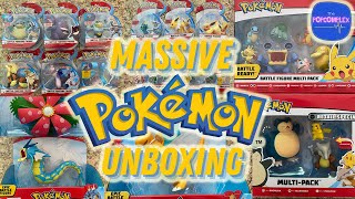 Massive Pokémon Battle Figure Unboxing amp Review  Jazwares  Wicked Cool Toys [upl. by Htnnek]