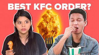 Who Has The Best KFC Order  BuzzFeed India [upl. by Saffren606]