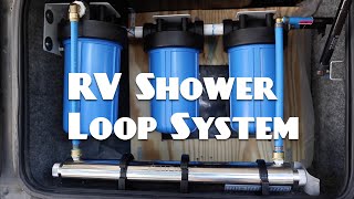 Overview of Our Recirculating Shower  RV Renovation [upl. by Novaj968]