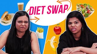 Health Freak amp Junk Food Lover Swap Diets  BuzzFeed India [upl. by Sall]