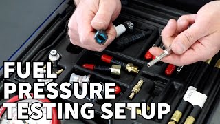 Fuel Pressure Testing Setup Depressurizing amp Gauge Connection [upl. by Atalie]