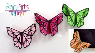 MARIPOSA ORIGAMI marcapáginas  DIY  ORIGAMI BUTTERFLY bookmark [upl. by Schnell611]