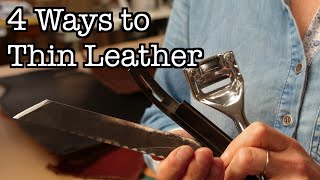 4 Ways to Thin Leather [upl. by Ephrayim]