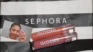 Sephora GLOSSED Lipgloss Review 👄👄👄 [upl. by Graham]