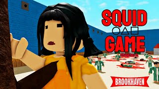 SQUID GAME  Brookhaven Movie Roblox  VOICED Chapter 1 [upl. by Rogerson]