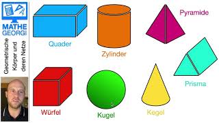 Geometrische Körper und deren Netze [upl. by Eceinhoj643]