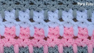 How To Crochet Cat Stitch I Kittens In A Row Crochet Pattern I Crochet Stitches For Blankets [upl. by Gnoht146]