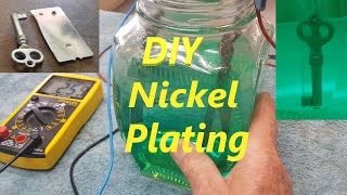 How to nickel plate at home  a detailed DIY guide to simple electroplating restoration [upl. by Mercorr]