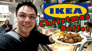 IKEA Christmas Buffet  Julbord A Christmas Table full of Swedish Foods [upl. by Enahpets]