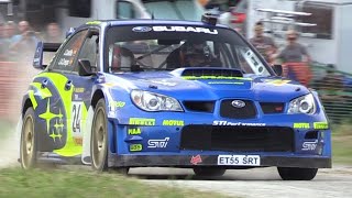 Subaru Impreza S12 WRC  Launch Control AntiLag Sound amp Action at Rally Legend [upl. by Porush]