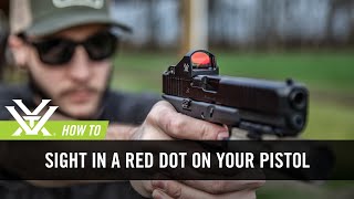 How to Sight In a Red Dot on your Pistol [upl. by Steddman945]