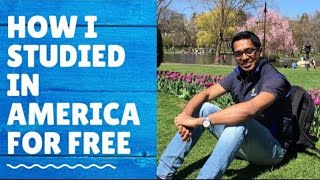 How I got a 100full ride scholarship from American Universities  My experiences Ashish Fernando [upl. by Nairb]