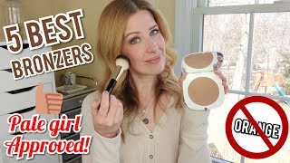 5 BRONZERS FOR FAIR TO LIGHT SKIN THAT ARENT ORANGE [upl. by Crudden]