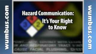 Hazard Communication Video MSDS Safety [upl. by Bilow]