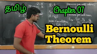 BernoulliTheoremPhysics 11TamilMurugaMP [upl. by Dranik117]