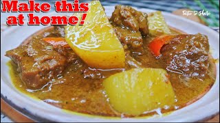 BEEF CURRY  do not Boil in Water directly I will show you How to cook Delicious Beef Curry [upl. by Tolley]