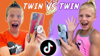 Twin TikTok Challenge Paxton VS Payton [upl. by Ragan796]