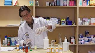 HOSA Pharmacy Skill IV Compounding an Oral Suspension [upl. by Arrad]