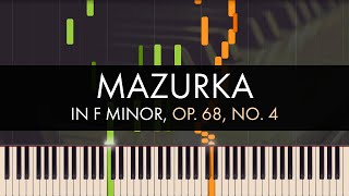 Frédéric Chopin  Mazurka in F Minor Op 68 No 4 [upl. by Vitkun]