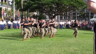 Soldiers Perform Traditional Hawaiian Dance of the Warrior [upl. by Jacynth]