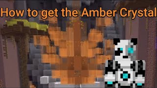 How to Find the Amber Crystal hypixel skyblock [upl. by Hgielram]