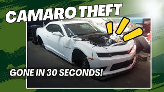 Real GTA  Camaro Theft  Gone in 30 Seconds [upl. by Doubler235]