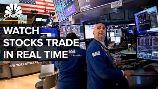 Watch stocks trade in real time after Dows third worstday ever– 3172020 [upl. by Ellerred]