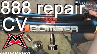 Marzocchi BOMBER 888 VF2 RCV diy repair  broken cartridge  MARZOCCHI [upl. by Acisseg]