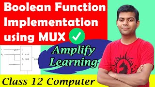 Boolean Function Implementation using Multiplexer  very easy 📗 [upl. by Adelbert]