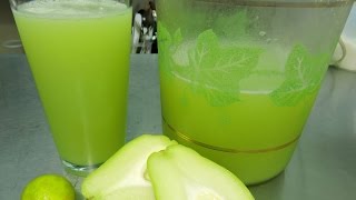 Agua fresca de chayote RecetasdeLuzMa [upl. by Cordie492]