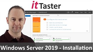 Microsoft Windows Server 2019  Installation [upl. by Enyahs]