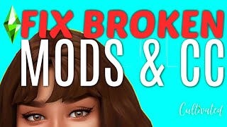 How To Find Fix And Remove Broken Mods amp Custom Content  The Sims 4 Mods Tutorial  2023 [upl. by Irehj948]