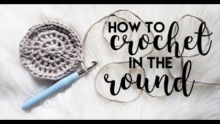 How to crochet in the round for ABSOLUTE beginners  Tutorial  Kay Krochets [upl. by Stiles]