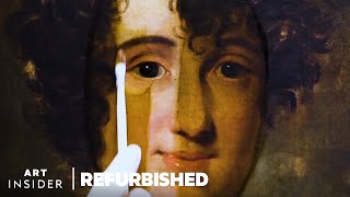 How Old Paintings Are Professionally Restored  Refurbished  Art Insider [upl. by Tessi]