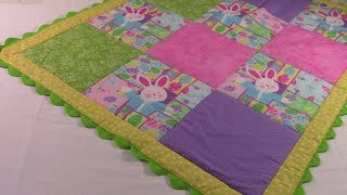 Easy Baby Quilt  The Sewing Room Channel [upl. by Idou589]