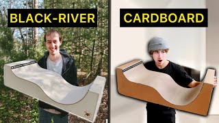 CARDBOARD BLACKRIVER FINGERBOARD RAMP [upl. by Cloe850]