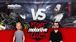 MT125 vs XMAX 125 Yamaha  MOTORLIVE FIGHT CLUB  Episode 3 [upl. by Elletsyrk]