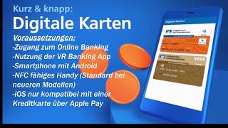 Einrichtung digitale Karte VR  Banking App [upl. by Maxwell]