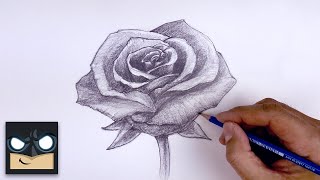 How To Draw A Rose 🌹 Mother’s Day Sketch Tutorial [upl. by Ijnek333]