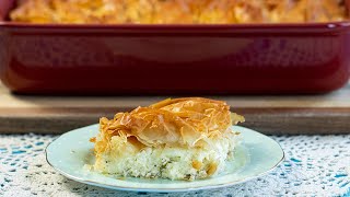 Tiropita Greek Feta amp Phyllo Pie [upl. by Ydollem]