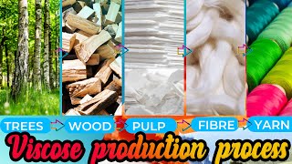 Viscose Rayon Manufacturing Process Properties and Uses [upl. by Slayton]