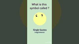 Punctuation marks  englishvocabulary [upl. by Eelyah]