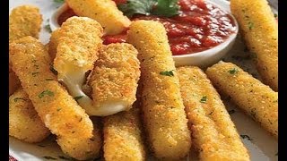 Mozzarella Sticks  Easy amp Delicious [upl. by Esimorp]