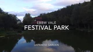 Drone View Over Ebbw Vale Festival Park [upl. by Lerual]