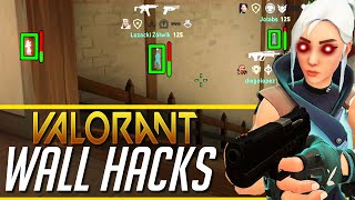 This Is How Valorant Hacks Work Wall Hack Aim bot  More  Valorant [upl. by Aynahs441]